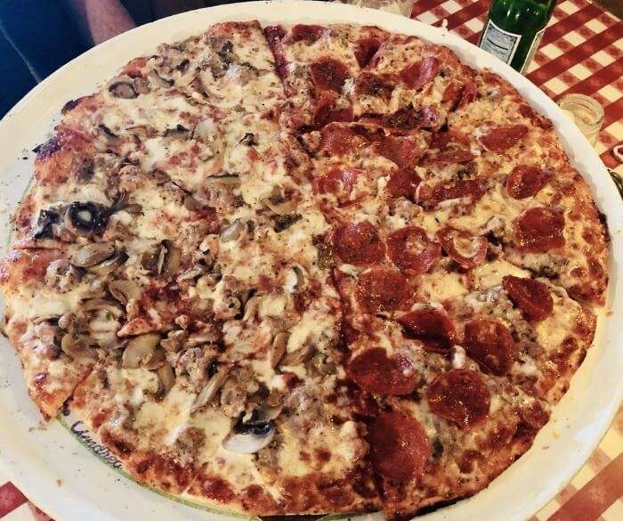 Casa Bianca Pizza Pie los angeles 4 meat pizza