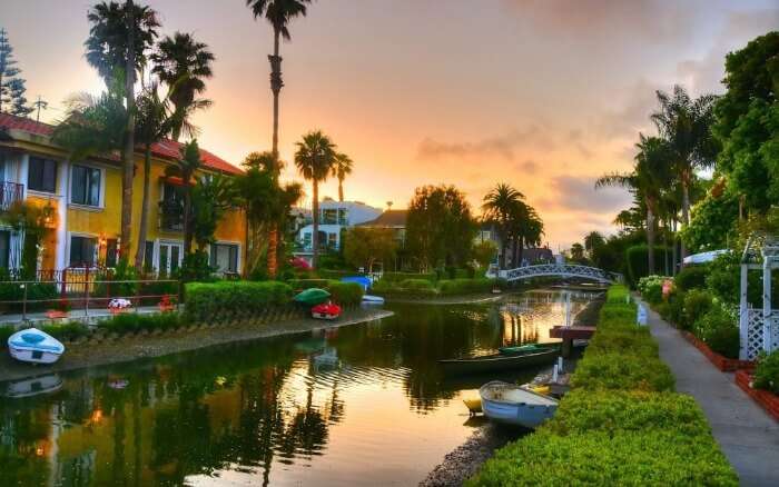 Venice Canals los angeles california